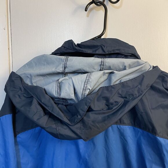 Columbia Glennraker Lake Rain Blue Waterproof Windbreaker Jacket Size XL - Picture 6 of 8